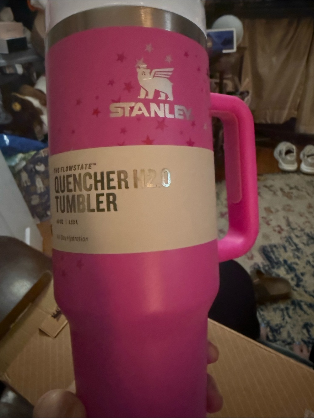 Stanley Pink Quencher H2.0 Tumbler - Insulated Handle Cup brand new